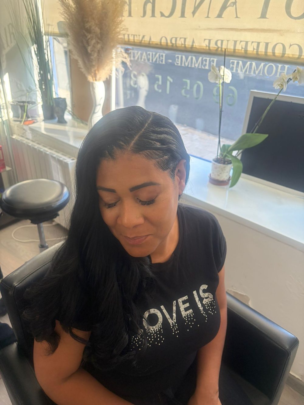 Tissage lisse longueur — Anick Coiffure Montgeron